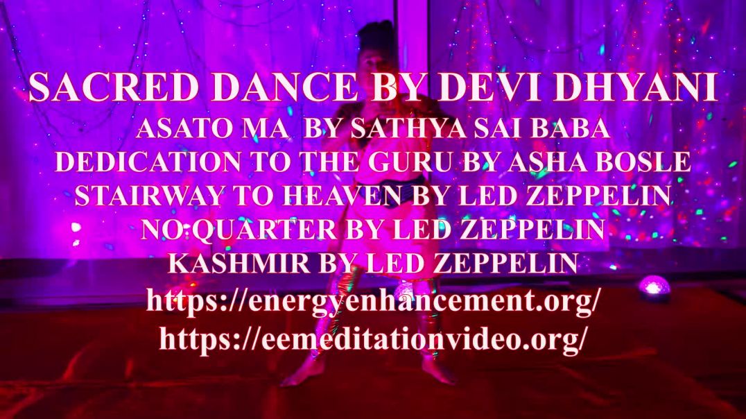 ⁣Devi Dhyani Sacred Dance Satchidanand Birthday 2023